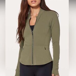 Lululemon Peplum Zip Up Jacket